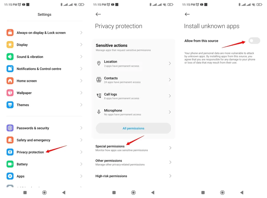 Install-Unkown-apps-setting