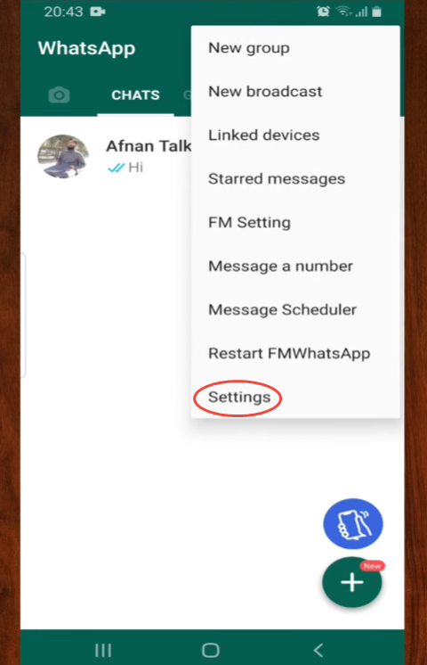 How to Freeze Last Seen on FM WhatsApp?