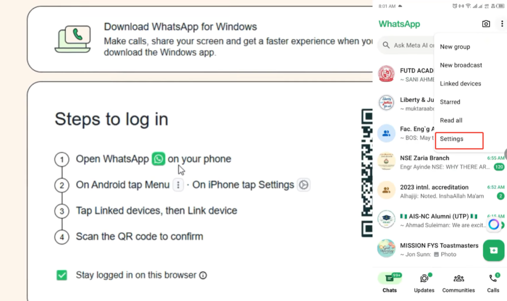 How to Link WhatsApp to My PC?