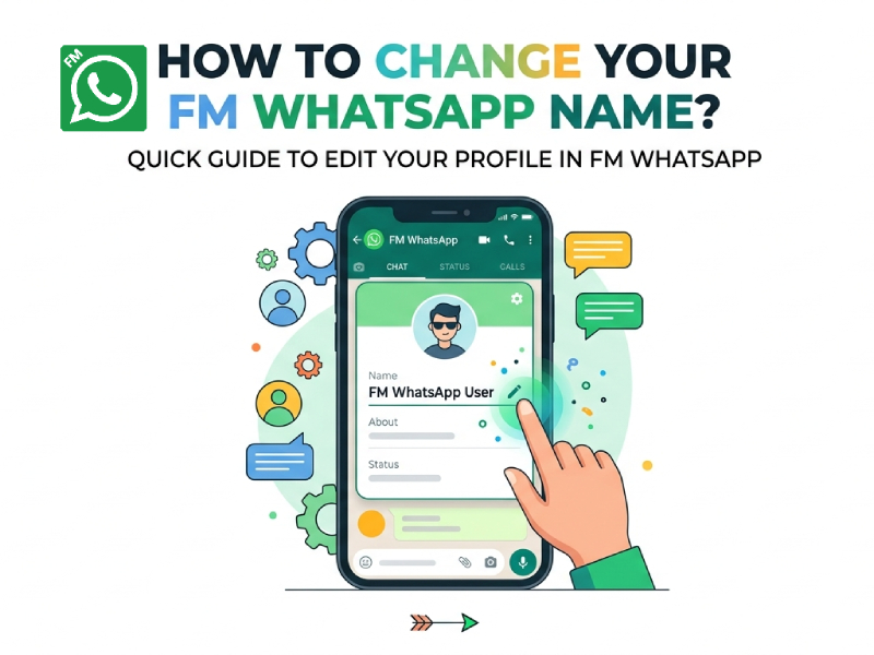 How to Change FM WhatsApp Name?