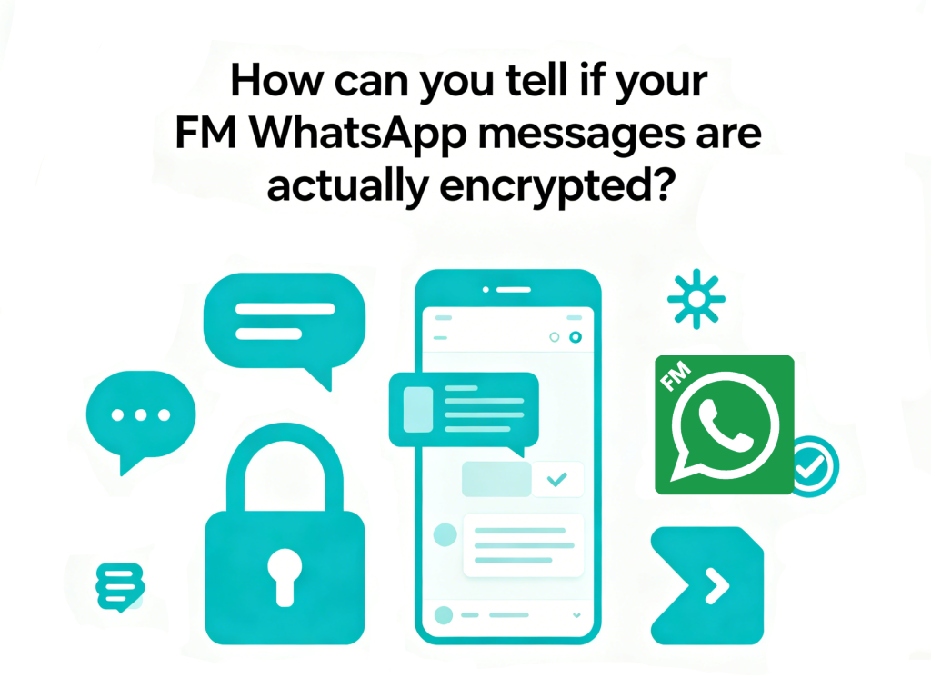 How can you tell if your FM WhatsApp messages are actually encrypted?