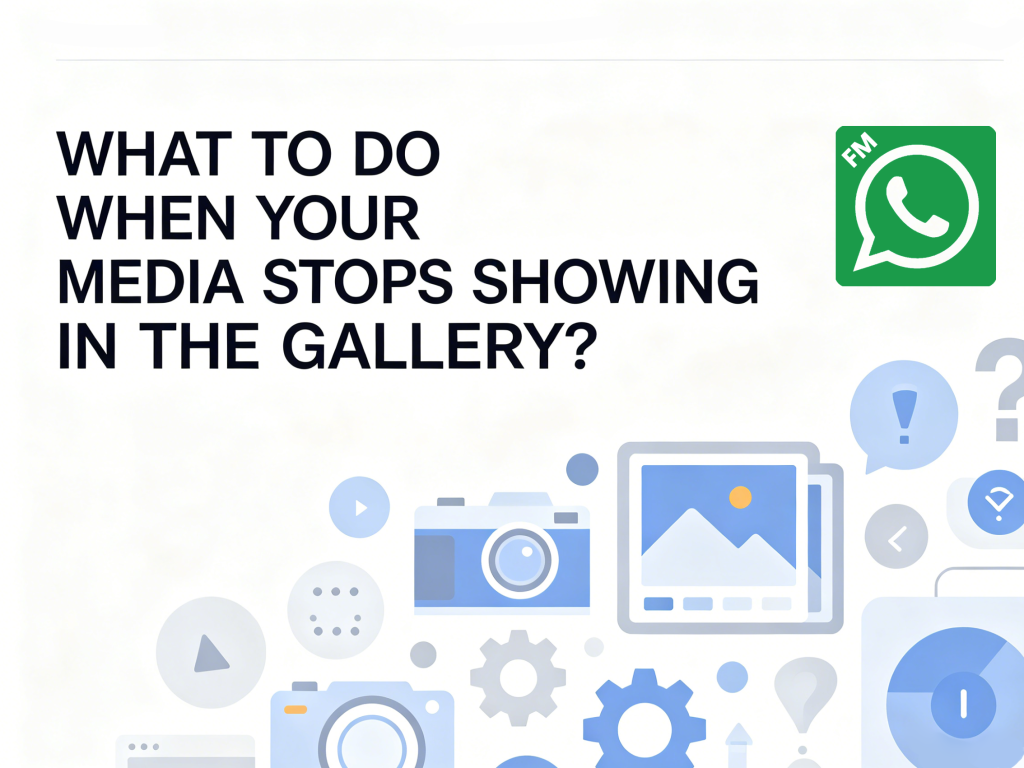 What to do when your media stops showing in the gallery?