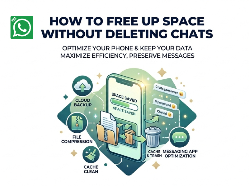 FM WhatsApp Storage Full? How to Free Up Space Without Deleting Chats?